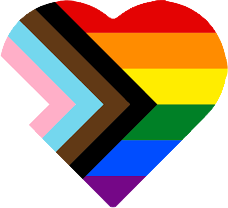 Pride Progress Heart LGBTQ